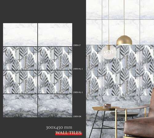 Designer and Glossy Finish Kitchen Series Ceramic Wall Tiles - Durable Fine Finish, Non-Slip