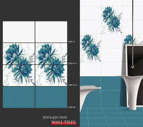 Simple and Glossy Bathroom Ceramic Wall Tiles
