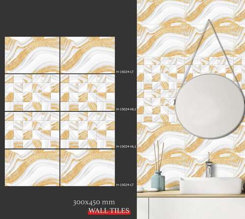 Ultra Shine Ceramic Wall Tiles for Bathroom