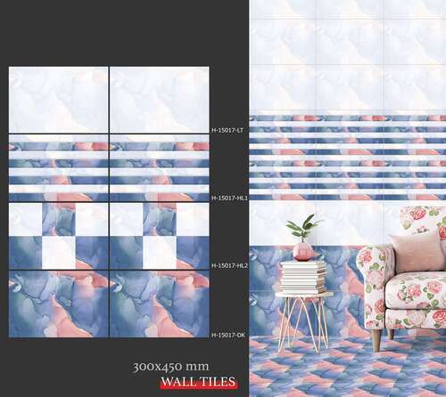 Ultra Shiny Finish Ceramic Wall Tiles for Bathroom