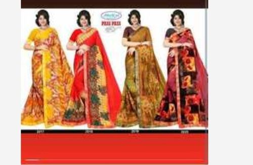 Ladies Printed Pattern Designer Saree