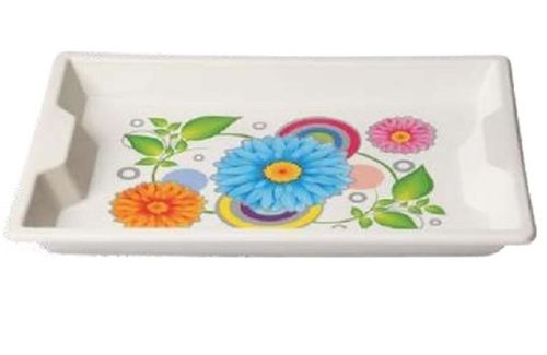 Sun Flower Design Plastic Tray