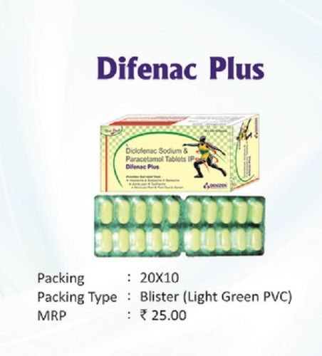 Diclofenac Sodium And Paracetamol Tablets