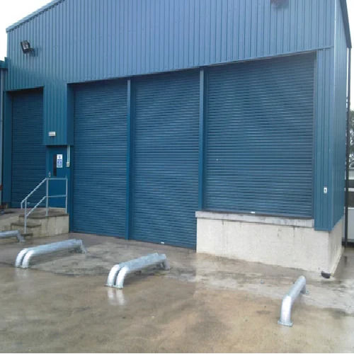 Automatic Industrial Rolling Shutter - Color: Blue