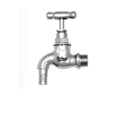 Chrome Plated Brass Garden Bib Cock - 15 mm & 20 mm Sizes, 1.8 Mpa Pressure | Optimum Strength, Anti Corrosive, Easy to Install