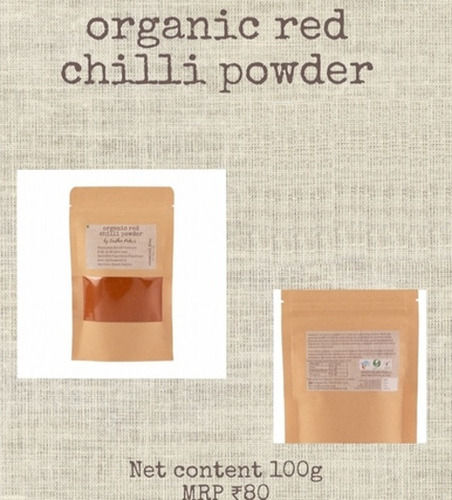 Organic Red Chilli Powder 100G Pack Grade: Spice