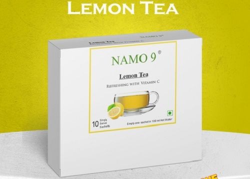 NAMO 9 Lemon Instant Tea Powder with Vitamin C and 12 Months Shelf Life