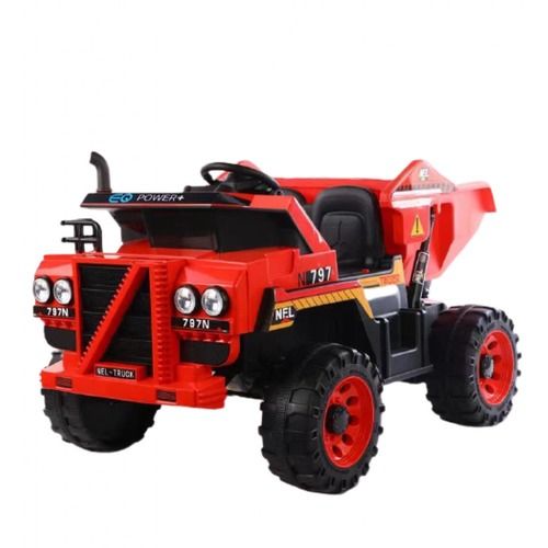 Patoys - Caterpiller Baby Toy Car Rechargeable Battery Operated Ride-On Car For Kids Baby With 12V Motor, Mixer Dump Truck