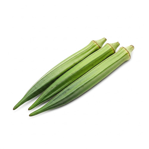 Fresh And Organic Hygienically Packed A Grade Green Lady Finger - Shape: Round