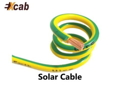 Yellow And Green Voltage: 1100 V Copper Solar Cable, Packaging Type: Roll With Thickness 5Sqmm