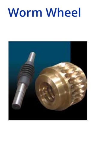 इंडस्ट्रियल राउंड शेप और पॉलिश्ड फिनिश्ड वर्म व्हील