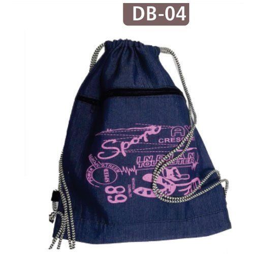 Any 3Kg Loading Capacity Fancy Design Printed Cotton Drawstring Bag