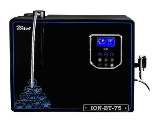 7 Ltr Storage Capacity Wave Alkaline Ionizer Water Purifier Ion-Bt-75 With 3.5" Glcd Display