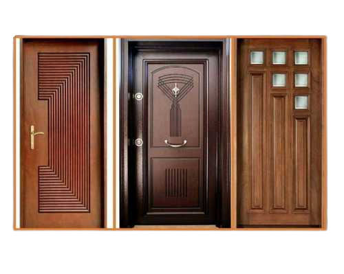 Automatic Brown Decorative Pvc Door For Interior, Thickness 30 Mm