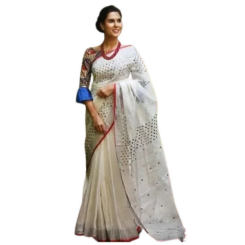 linen saree