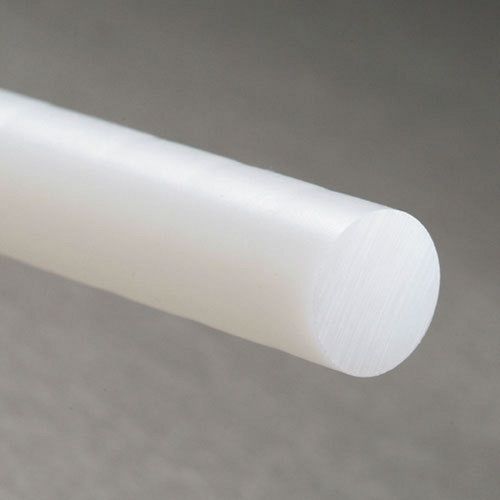 20 To 125 Mm Round 1 Meter Length Hard White Plastic Uhmw Rods Hardness: Rigid