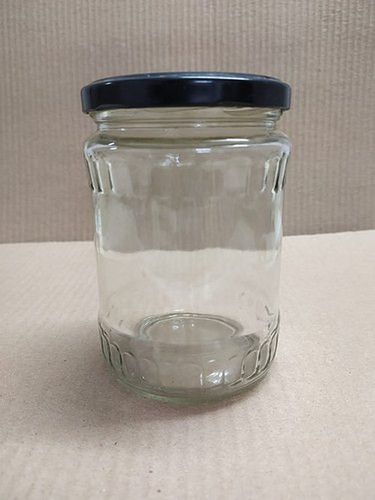 700 Ml Flint Round Glass Jar With And 126mm X 88mm