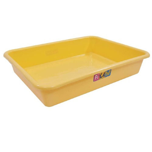 19x14.5x3.9 Inch Viva Yellow Plastic Photo Tray