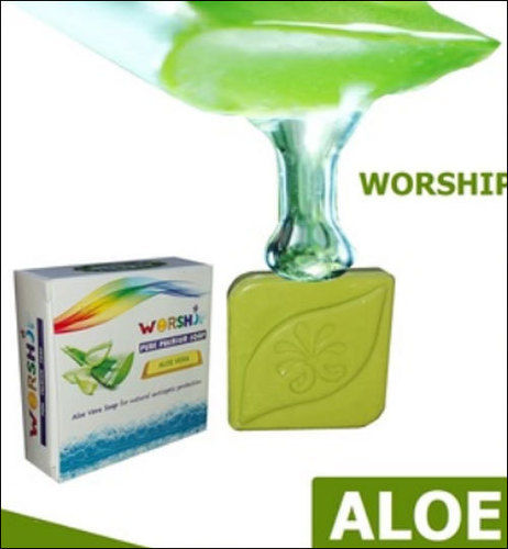 Green Natural Aloe Vera Soap For Healthy Skin