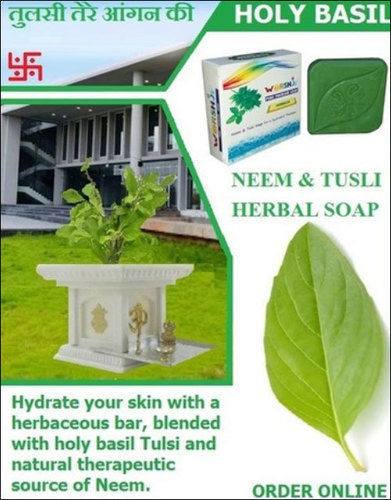 Neem And Tulsi Herbal Soap For Skin Care