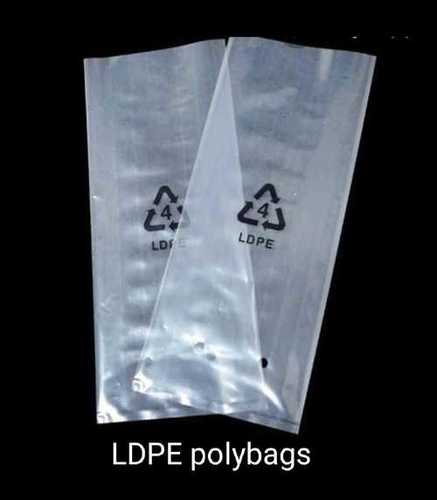 Anti Leakage Rectangular Shape Transparent LD Polybags With Anti Tear Properties