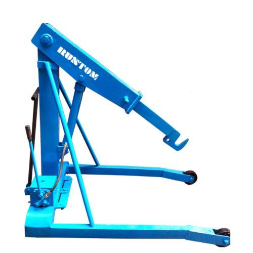 1800Mm Rustom Hydraulic Floor Crane (Capacity 1 Ton) - Application: Factory