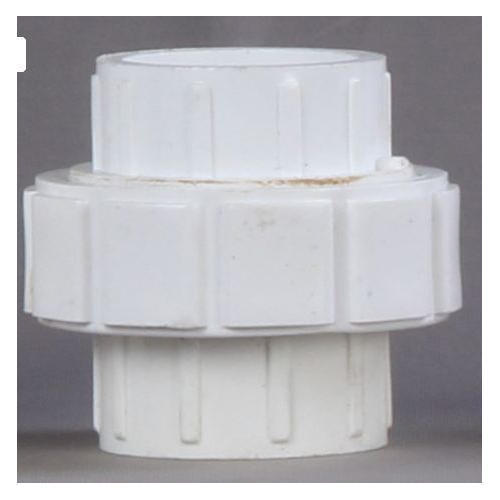 Round Shape White Upvc Union For Pipe Fittings