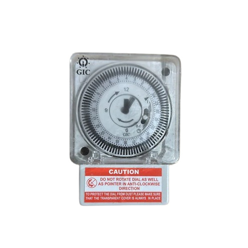 L & T Quti Timer Unlock 24 Hour Time Switch - Color: White