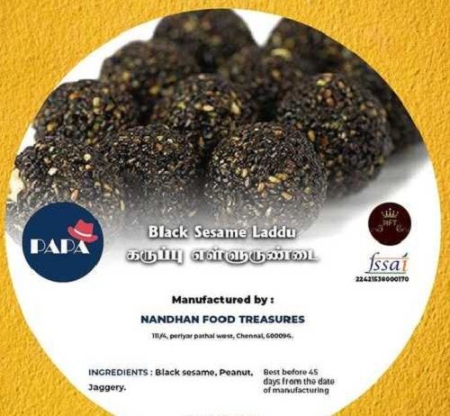 Fibre Rich and Healty Black Sesame Sweet Taste Laddu 500gm