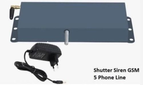 Blue Shutter Siren Gsm 5 Phone Line For Shop, Offices, Godown, Garages