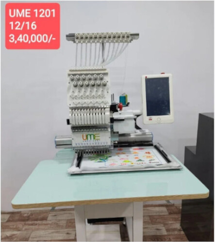 12 Needle Full Neck Full Zari Embroidery Machine