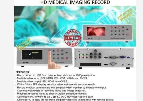 292 Hd Medical Imaging Recorder Workstation With 4.3 Inch Tft Display, Monitor Video And Operate Recorder Easily Application: Endoscopes