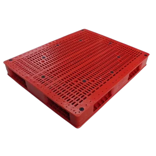 Red Hdpe Plastic Heavy Duty Pallets