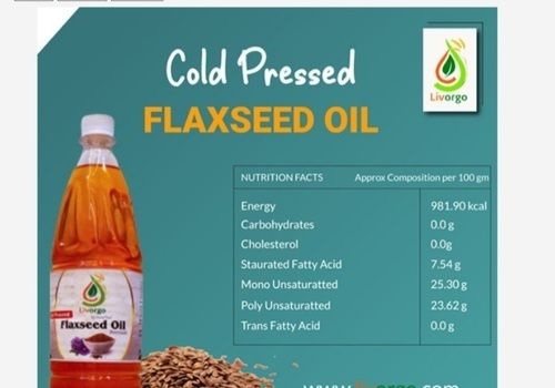 Liquid Form Cold Pressed Flaxseed Oil Is Good For Skin Purity: 100%