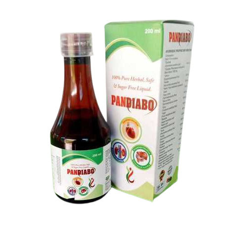 Pandiabo 100% Pure Herbal And Sugar Free Diabetes Tonic 200Ml Age Group: For Adults