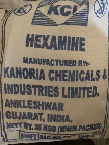 Pure Natural White Hexamine Powder 25Kg Bag For Industrial Use