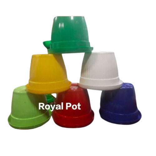 Royal Round Plastic Flower Pot