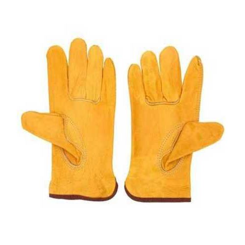 Suede Leather Welding Safety Gloves - Color: Yellow