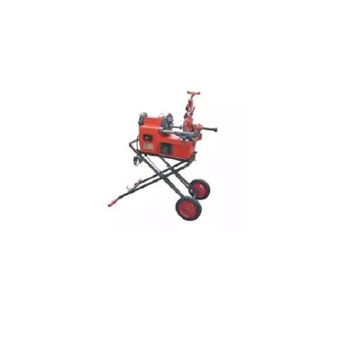 Pipe Threading Carriage Stand - Color: Orange