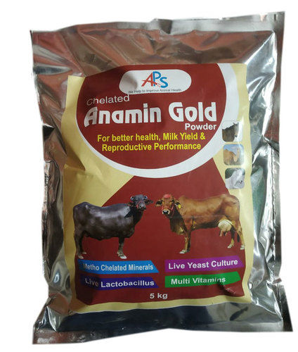 Chelated Anamin Gold Mineral Mixture Powder 5 Kg Efficacy: Promote Healthy