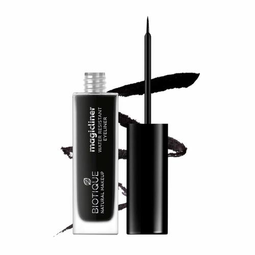 Waterproof Biotique Natural Makeup Eyeliner, Midnight Black, 9ml
