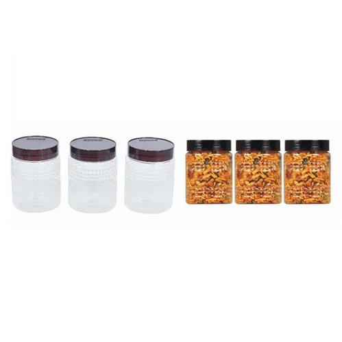 500ml PET Jar - Rigid Plastic, Transparent Color | Easy to Use, Long Service Life, Multipurpose