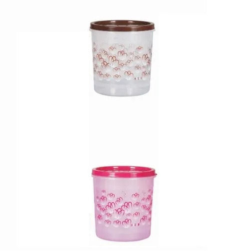 LEAF PRINT 7LTR PLASTIC STORAGE CONTAINERS (PACK OF 3)