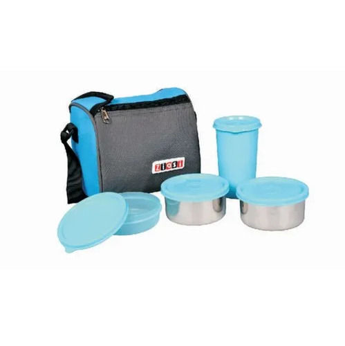 Steel & Plastic Lunch Pack With Box