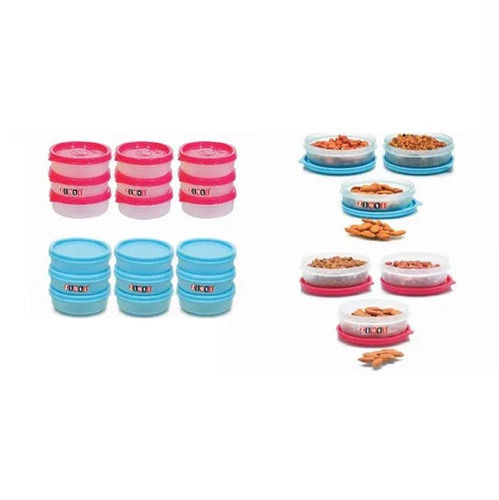 Plastic 200ml Air Tight Microwave Containers (Pack Of 3)