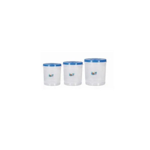 PLASTIC 2LTR STORAGE ROUND CONTAINER MINI PLAIN