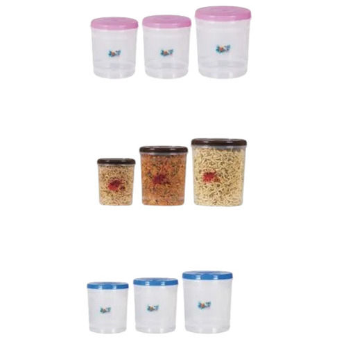 Plastic 3ltr Storage Containers 3 Pieces Set