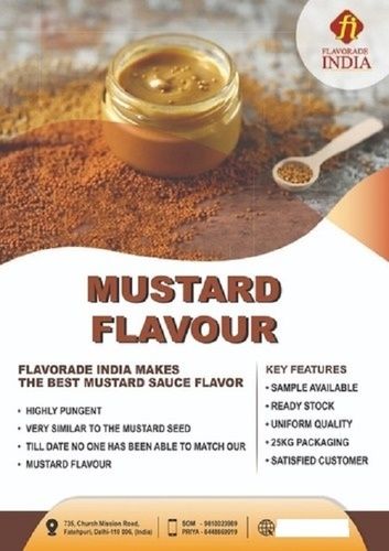 100% Organic Highly Pungent Liquid Mustard Flavor For Food Industries