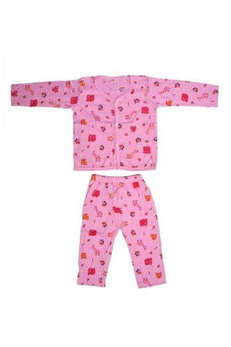 100% Pure Cotton Pink Color Full Baba Suit  Age Group: 2