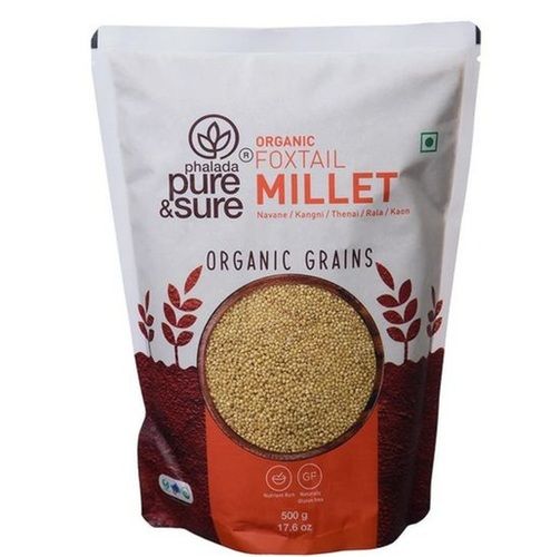 Gluten Free Non Gmo Organic Whole Foxtail Millet - Kangni (500 Gram Pack) Purity: 99.99%